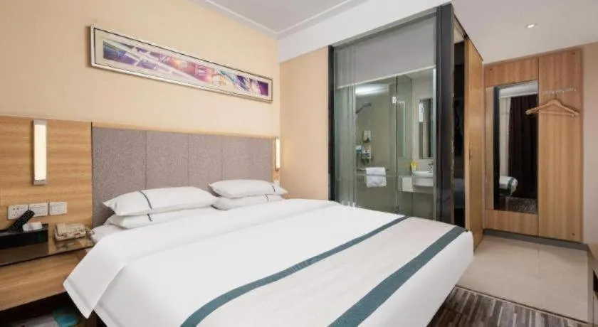 Bed in City Comfort Inn Wuhan Xudong Xiaoping Hubei University