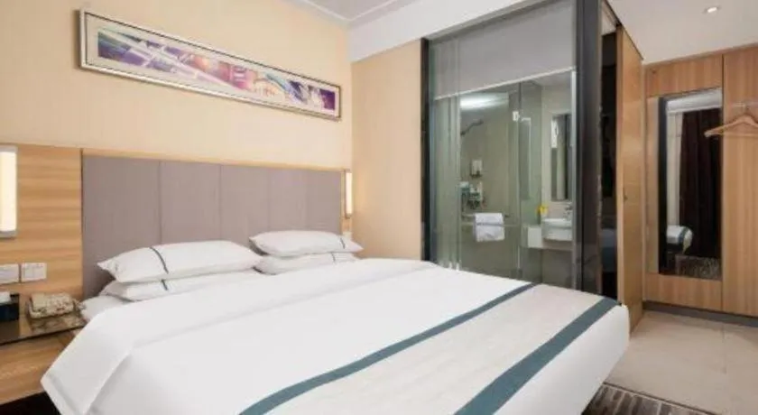 Bed in City Comfort Inn Wuhan Xudong Xiaoping Hubei University