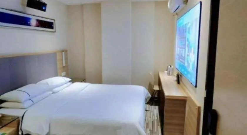 Bed in City Comfort Inn Wuhan Xudong Xiaoping Hubei University
