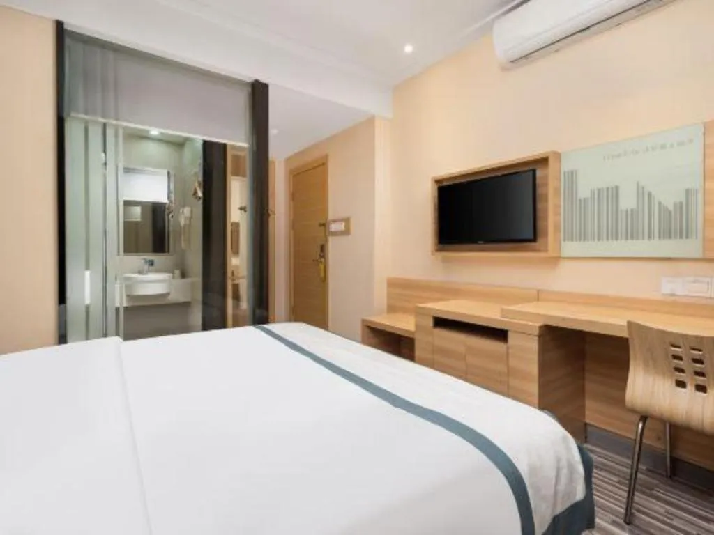 Bed in City Comfort Inn Wuhan Xudong Xiaoping Hubei University