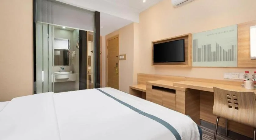 Bed in City Comfort Inn Wuhan Xudong Xiaoping Hubei University