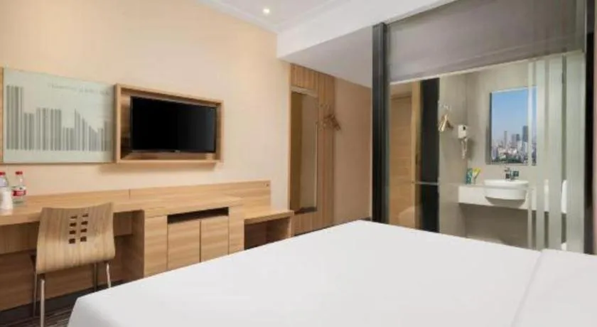 Bed in City Comfort Inn Wuhan Xudong Xiaoping Hubei University