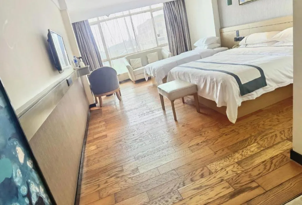 Bed in City Comfort Inn Guangzhou Panyu Qiaonan Aoyuan Plaza