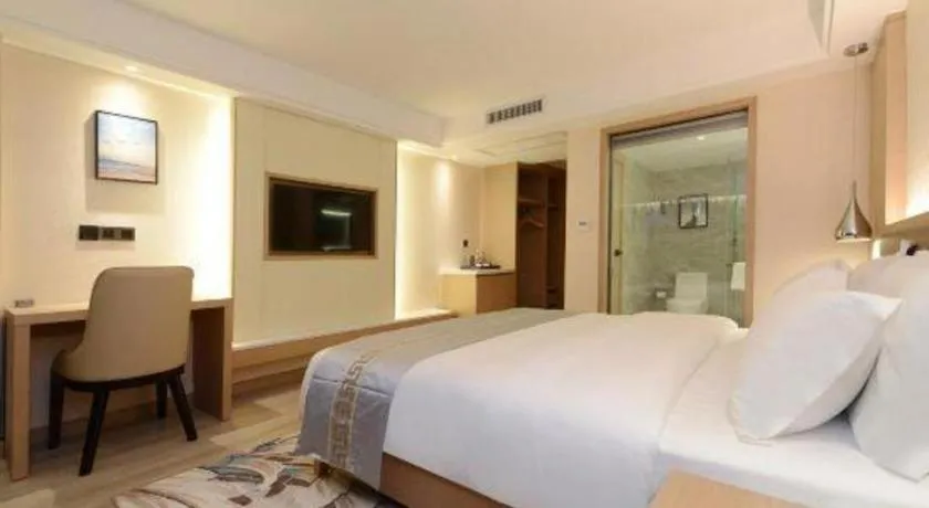 Bed in Borrman Hotel Guiyang Guanshanhu International Conference Center Metro Station