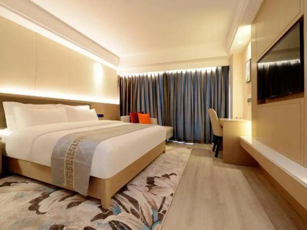 Bed in Borrman Hotel Guiyang Guanshanhu International Conference Center Metro Station