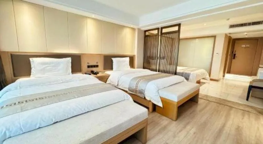 Bed in Borrman Hotel Guiyang Guanshanhu International Conference Center Metro Station