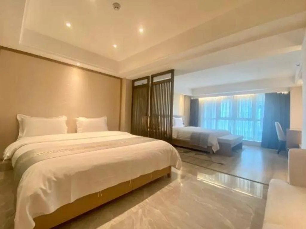 Bed in Borrman Hotel Guiyang Guanshanhu International Conference Center Metro Station