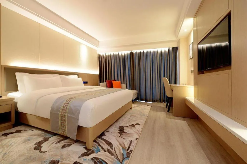 Bed in Borrman Hotel Guiyang Guanshanhu International Conference Center Metro Station