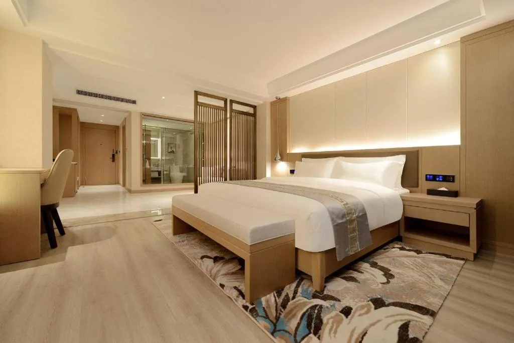 Bed in Borrman Hotel Guiyang Guanshanhu International Conference Center Metro Station