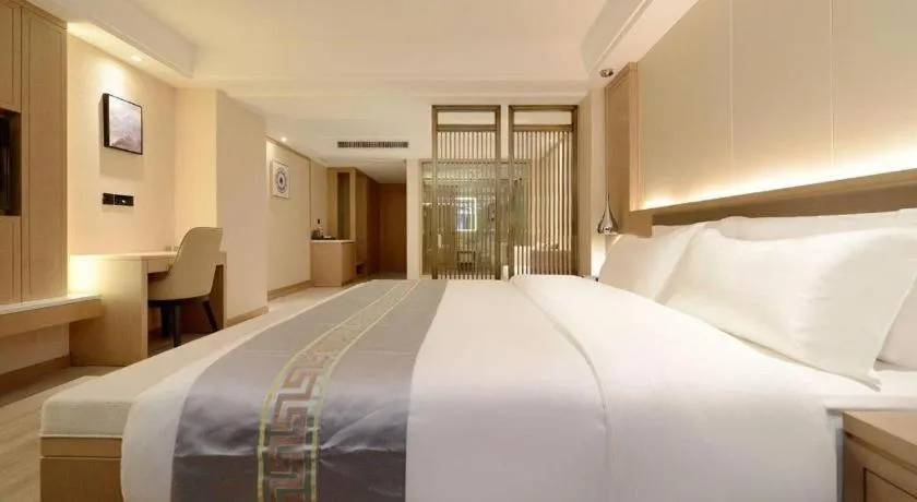 Bed in Borrman Hotel Guiyang Guanshanhu International Conference Center Metro Station
