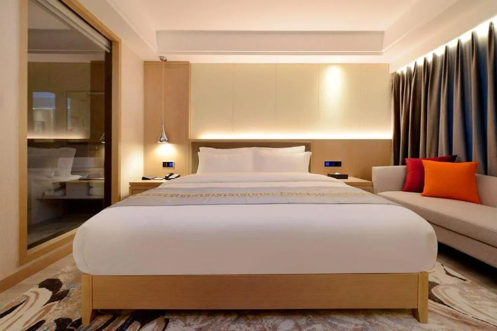 Bed in Borrman Hotel Guiyang Guanshanhu International Conference Center Metro Station