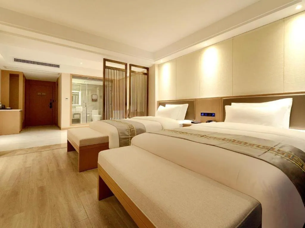 Bed in Borrman Hotel Guiyang Guanshanhu International Conference Center Metro Station