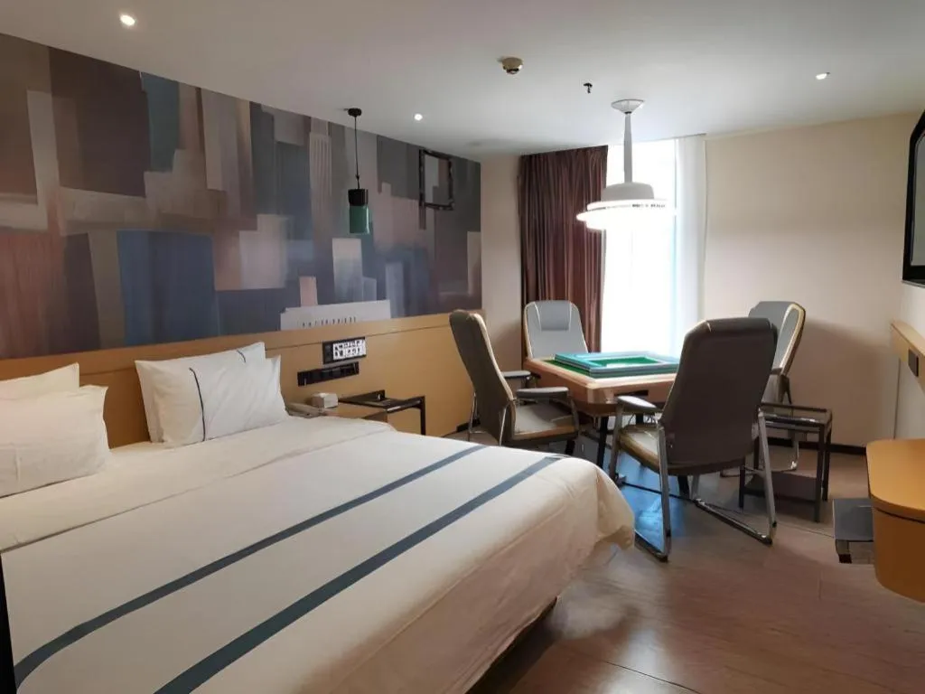 Bed in City Comfort Inn Guangzhou Shisanhang Shangxiajiu Pedestrian Street 1st Branch