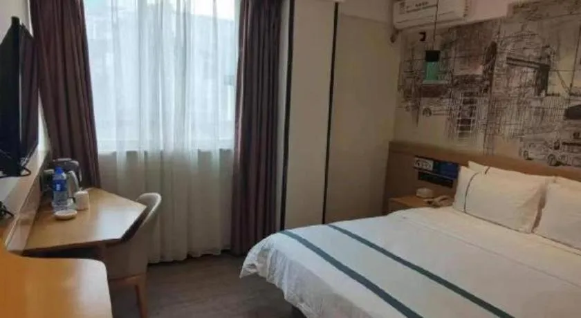 Bed in City Comfort Inn Guangzhou Shisanhang Shangxiajiu Pedestrian Street 1st Branch