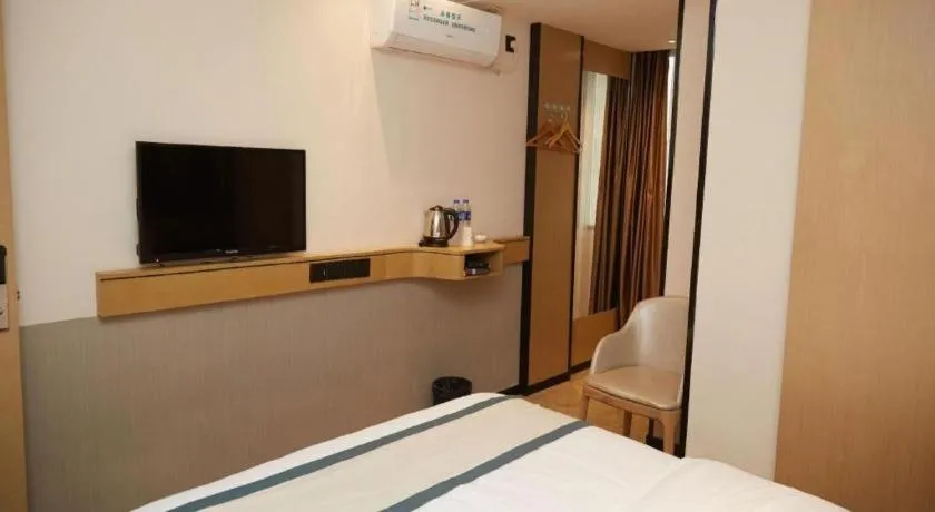 Bed in City Comfort Inn Guangzhou Shisanhang Shangxiajiu Pedestrian Street 1st Branch
