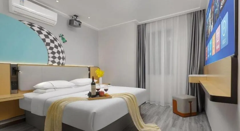 Bed in City Comfort Inn Wuhan Hankou Jiangtan