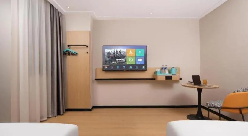 Bed in City Comfort Inn Wuhan Hankou Jiangtan