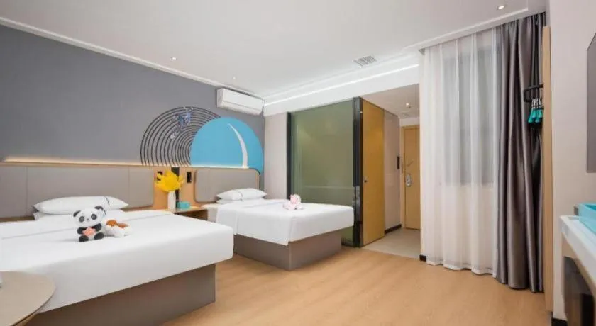 Bed in City Comfort Inn Wuhan Hankou Jiangtan