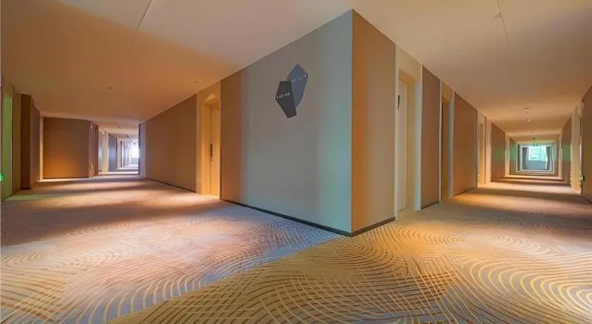 Bed in Echarm Hotel Guangzhou Changlong Shiqiao Metro Station