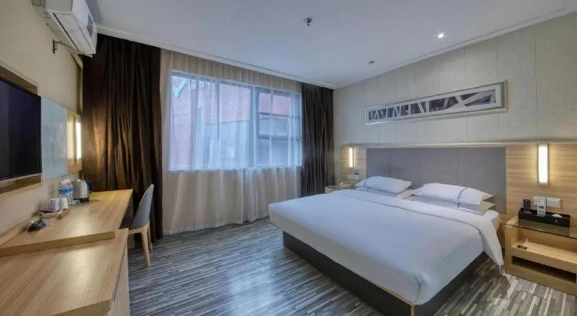 Bed in City Comfort Inn Guangzhou Tianhe District Tangxia Exhibition Center