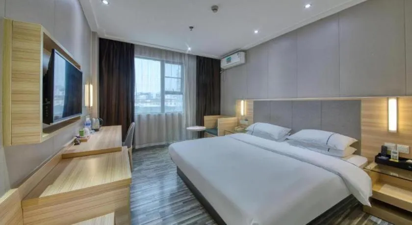 Bed in City Comfort Inn Guangzhou Tianhe District Tangxia Exhibition Center