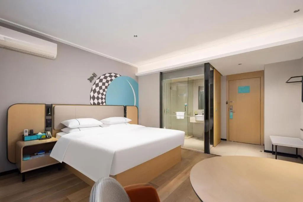 Bed in City Comfort Inn Wuhan Jinyinhu Garden Expo Park