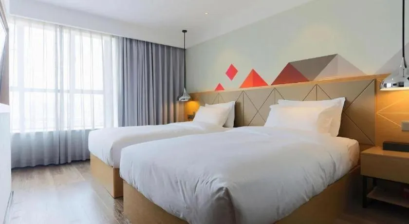 Bed in Borrman Hotel Puning International Commodity City Wantaihui