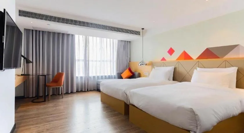 Bed in Borrman Hotel Puning International Commodity City Wantaihui