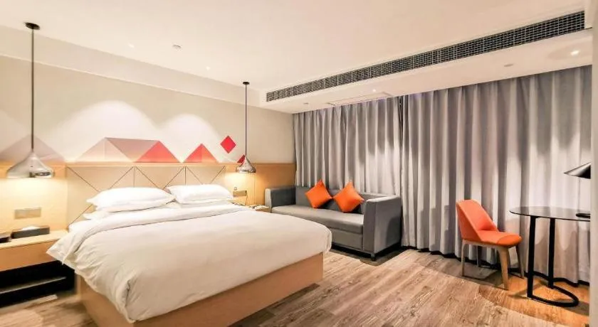Bed in Borrman Hotel Puning International Commodity City Wantaihui
