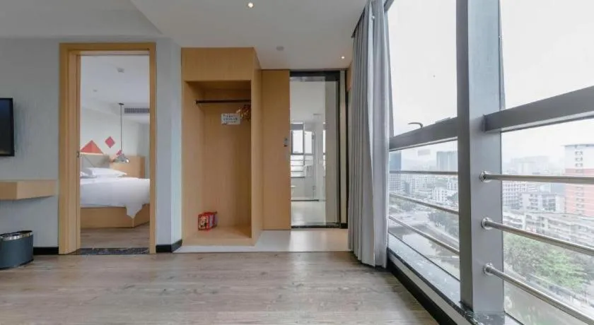 Bed in Borrman Hotel Puning International Commodity City Wantaihui