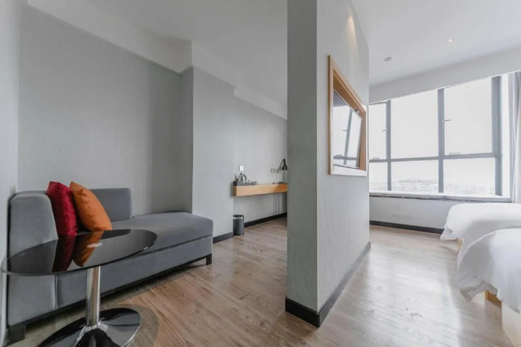 Bed in Borrman Hotel Puning International Commodity City Wantaihui