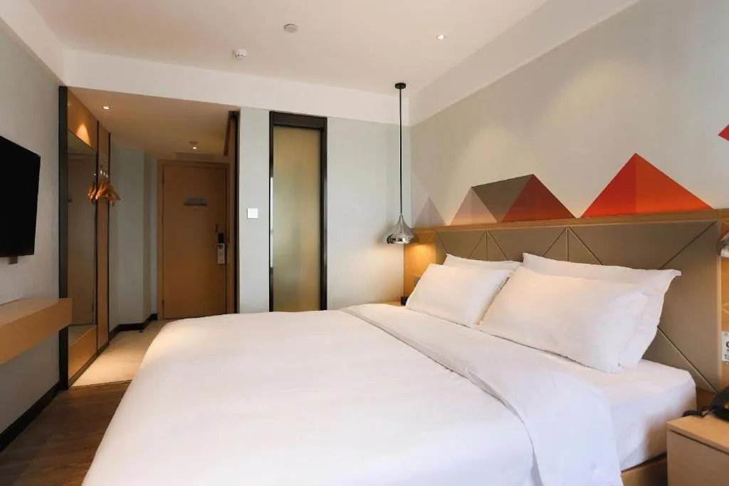 Bed in Borrman Hotel Puning International Commodity City Wantaihui