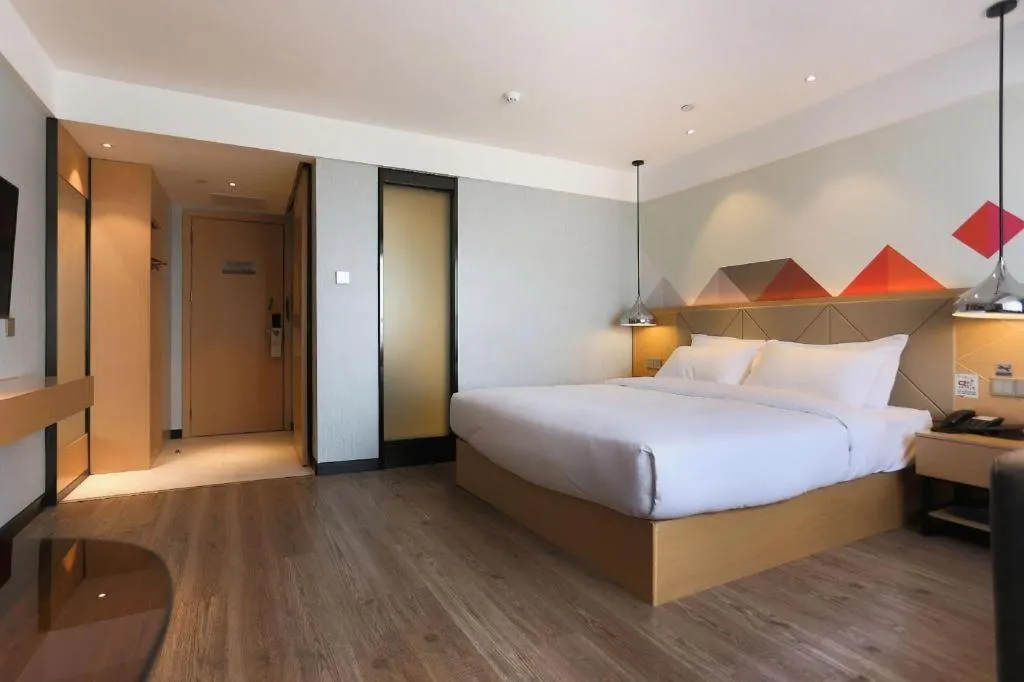 Bed in Borrman Hotel Puning International Commodity City Wantaihui