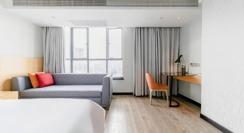 Bed in Borrman Hotel Puning International Commodity City Wantaihui