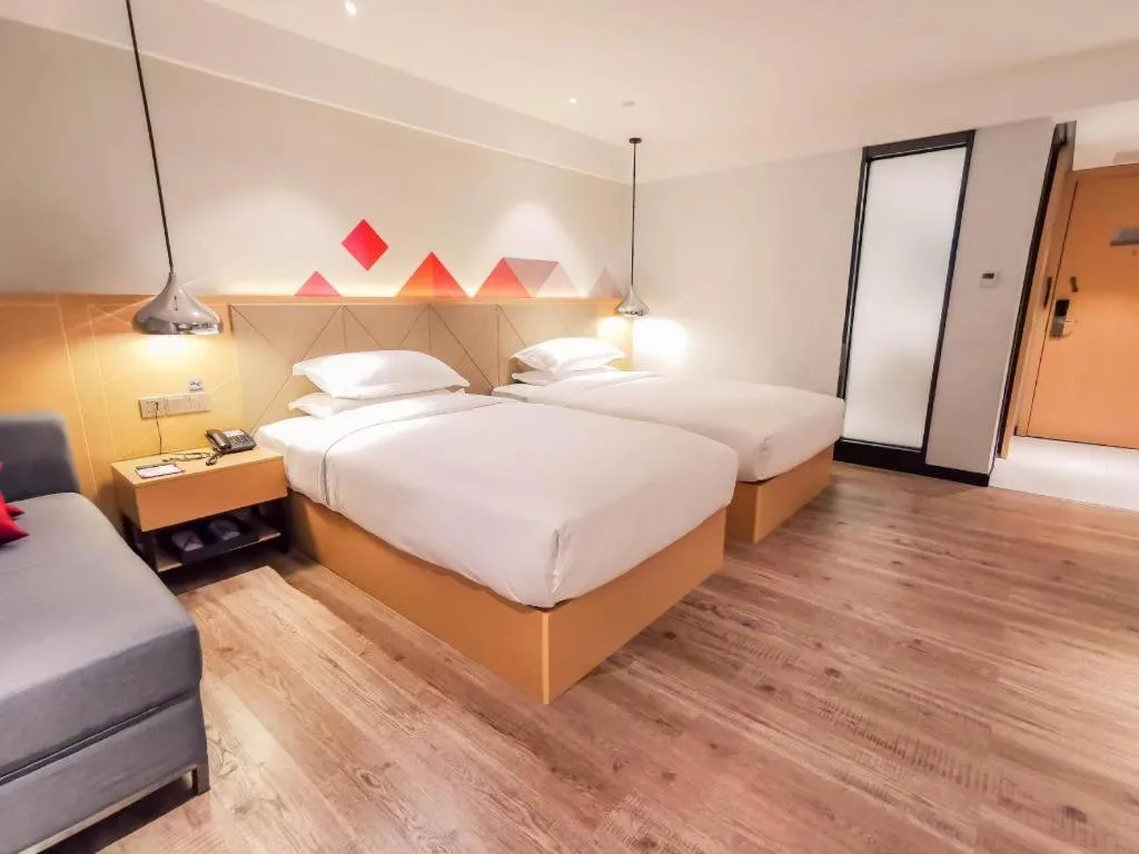 Bed in Borrman Hotel Puning International Commodity City Wantaihui