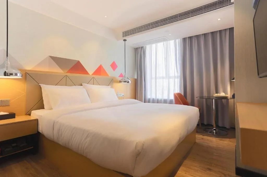 Bed in Borrman Hotel Puning International Commodity City Wantaihui