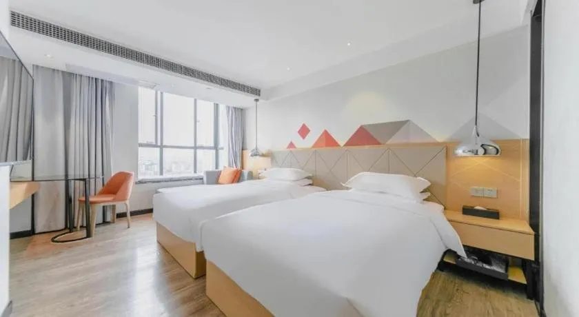 Bed in Borrman Hotel Puning International Commodity City Wantaihui