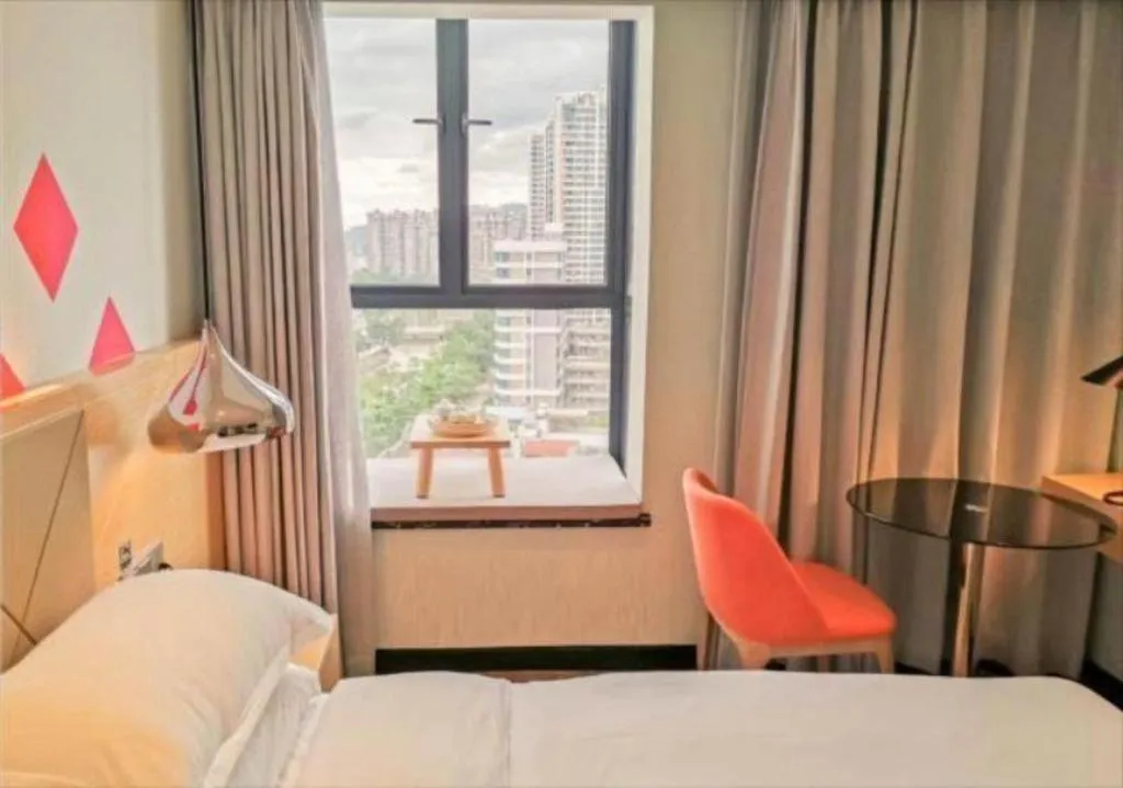 Bed in Borrman Hotel Puning International Commodity City Wantaihui