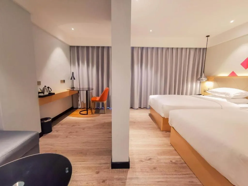 Bed in Borrman Hotel Puning International Commodity City Wantaihui