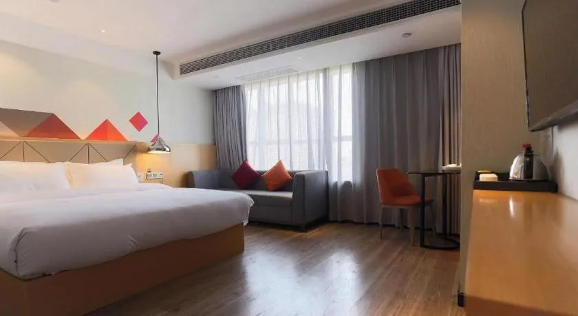 Bed in Borrman Hotel Puning International Commodity City Wantaihui
