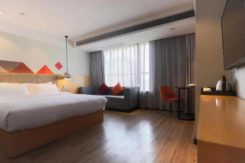 Bed in Borrman Hotel Puning International Commodity City Wantaihui