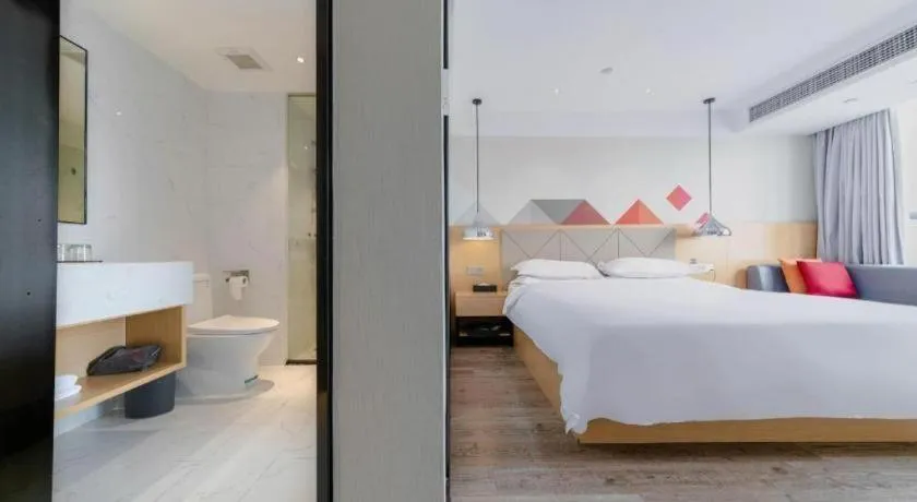 Bed in Borrman Hotel Puning International Commodity City Wantaihui