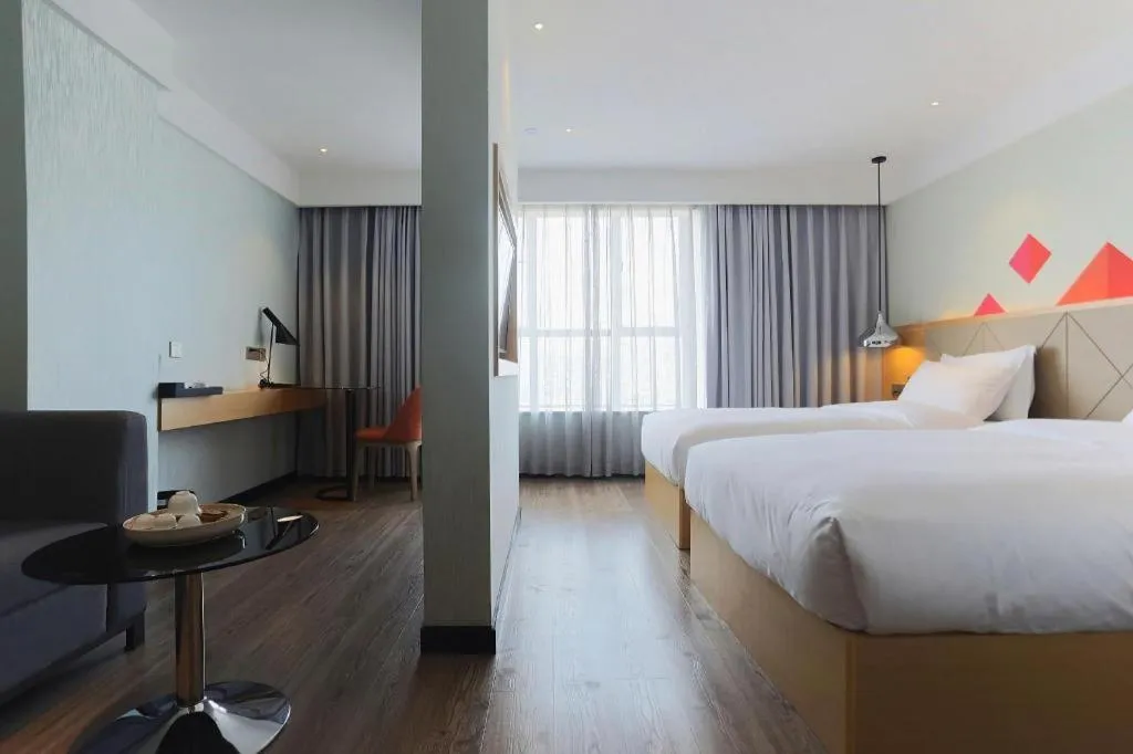 Bed in Borrman Hotel Puning International Commodity City Wantaihui