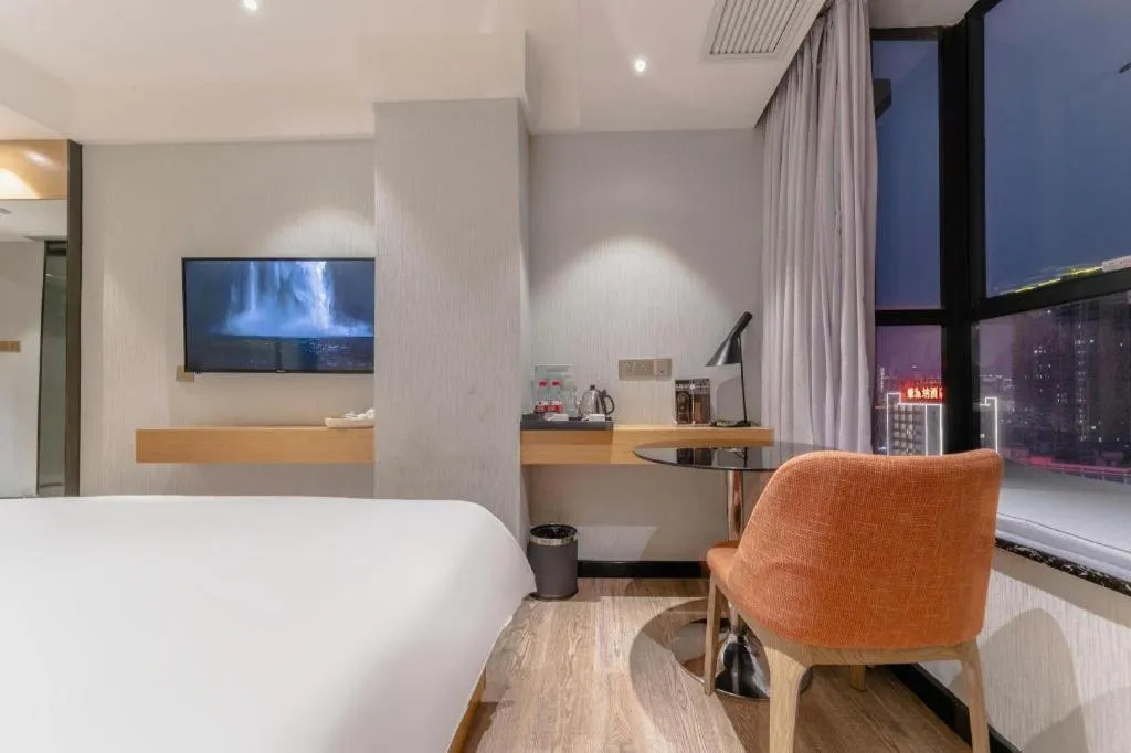 Bed in Borrman Hotel Puning International Commodity City Wantaihui