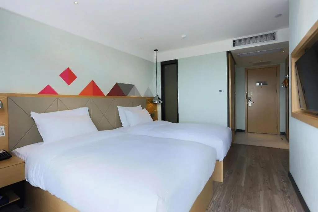 Bed in Borrman Hotel Puning International Commodity City Wantaihui