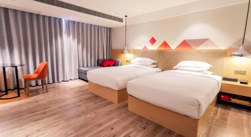 Bed in Borrman Hotel Puning International Commodity City Wantaihui