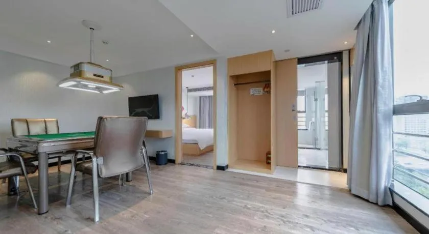 Bed in Borrman Hotel Puning International Commodity City Wantaihui