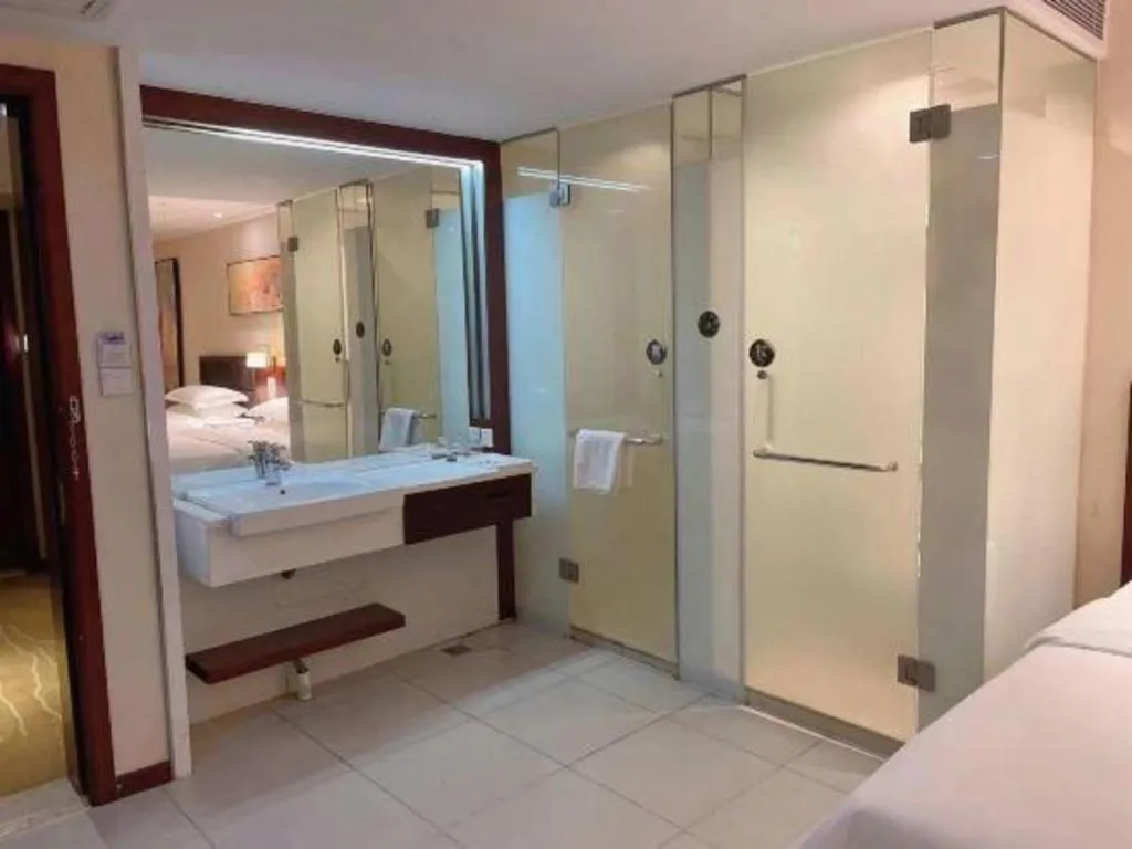 Bed in Borrman Hotel Guangzhou Changlong Shiqiao Metro Station