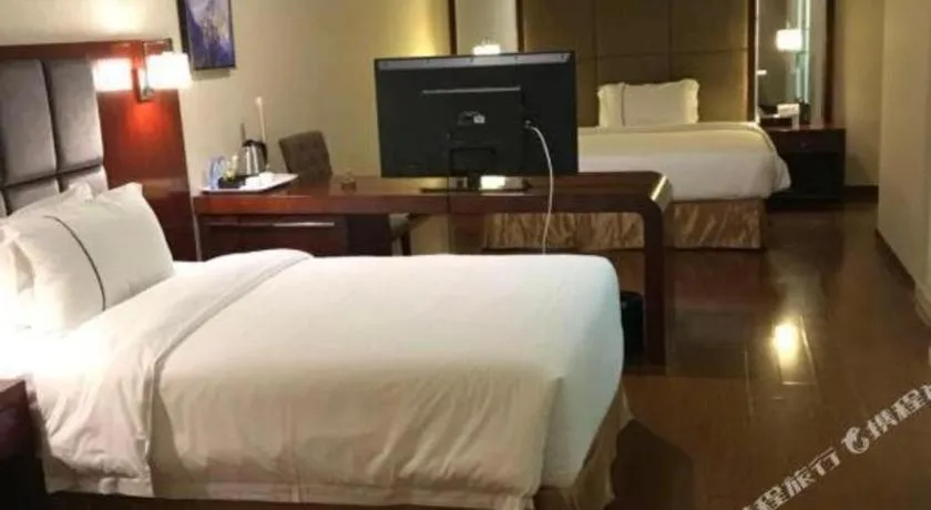Bed in Borrman Hotel Guangzhou Changlong Shiqiao Metro Station