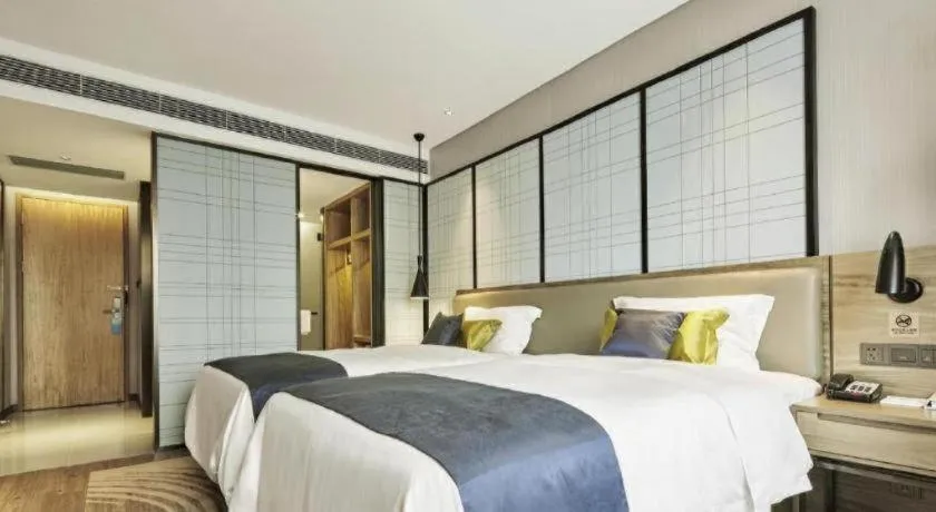 Bed in Echarm Hotel Changde Chaoyang D5 District